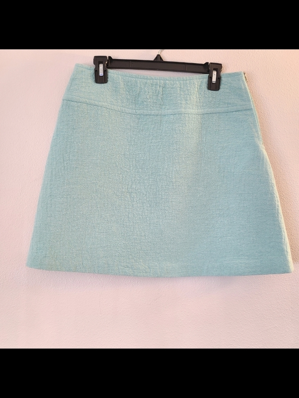 A.P.C. Mint Green A-Line Mini Skirt